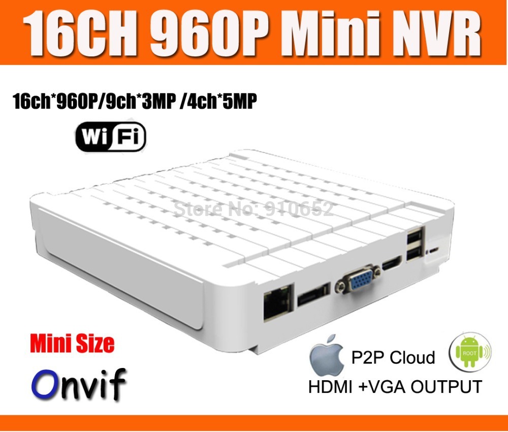 16 ä 16 ä ̴ NVR 960P Ǵ 9CH 3MP Ǵ 4 ä 5MP HDMI Ʈũ HD  ڴ P2P Ŭ  ONVIF PC & A; Ϻ  /16CH Mini NVR 16Ch 960P or 9Ch 3M